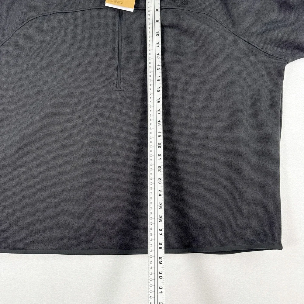 The North Face Front Range Fleece Jacket 1/4 Zip Size 3XL Tnf Black Heather NEW